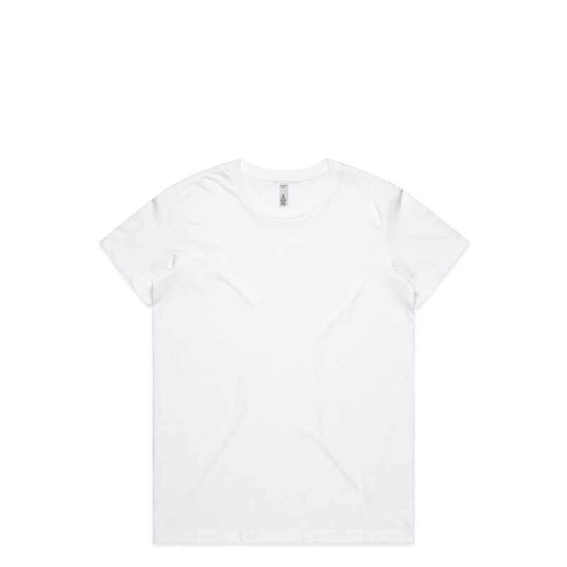 Women's Basic Tee in White