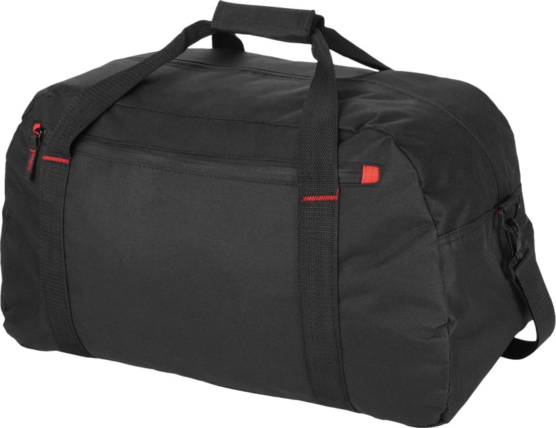 Vancouver travel duffel bag 35L in Black / Red